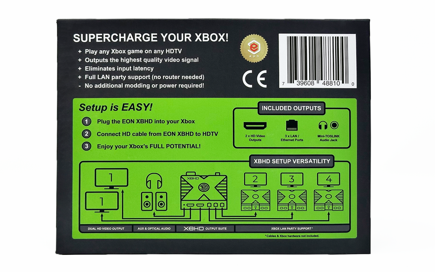 EON XBHD Plug-And-Play HD Video Adapter for the Original Xbox